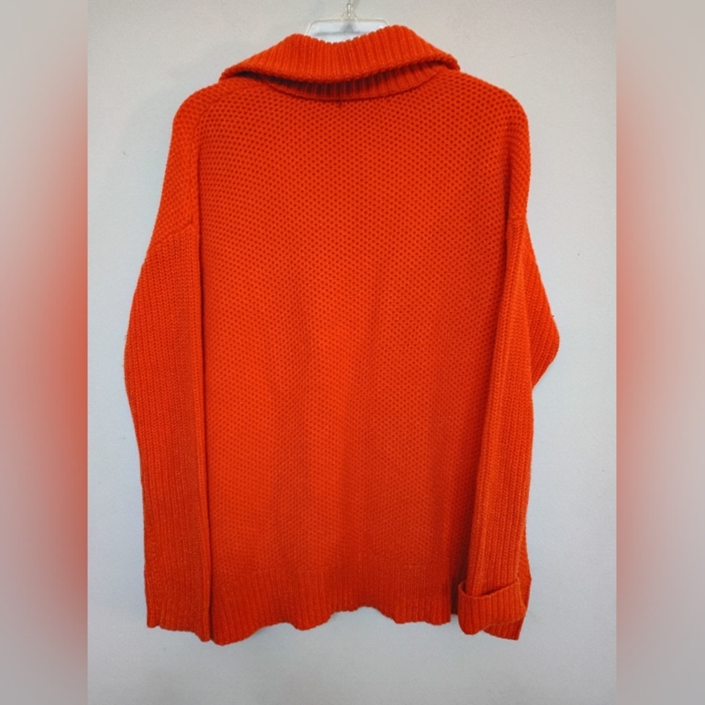 Ralph Lauren Women's Orange Vintage Sweater Size Large - Picture 10 of 14
